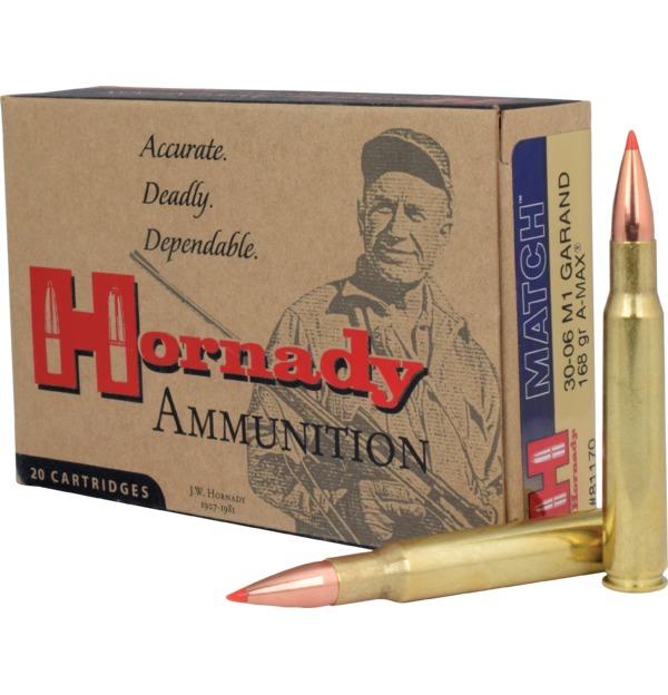 Hornady Vintage Match ELD M1 Garand .30-06 Springfield 168-grain ELD-M ammunition