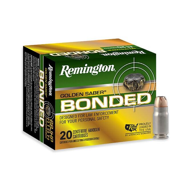 Remington Golden Saber Bonded .357 Sig 125-grain Bonded Brass Jacketed Hollow Point ammo