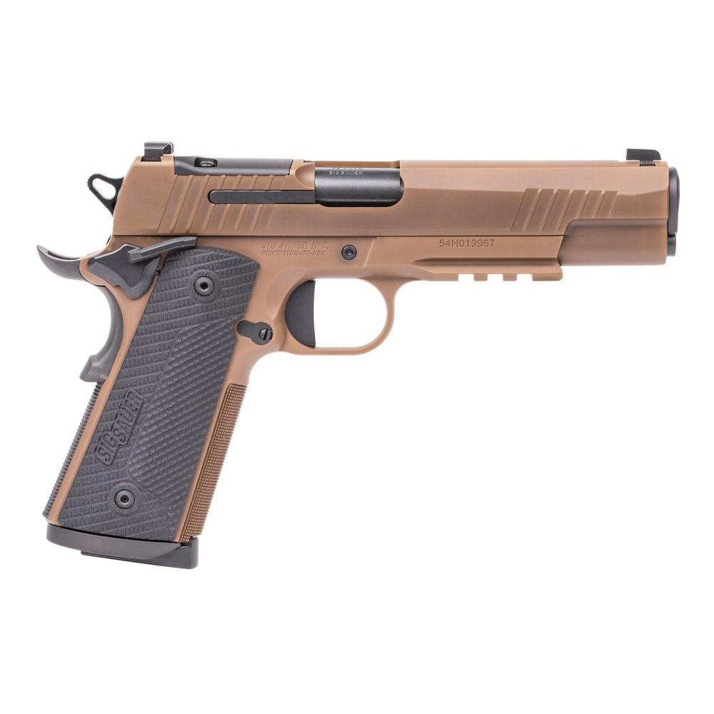 Sig Sauer 1911 X-Series .45 ACP 5-inch coyote tan optic-ready pistol