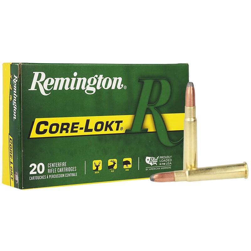 Remington Core-Lokt .303 British 180-grain Jacketed Soft Point ammunition