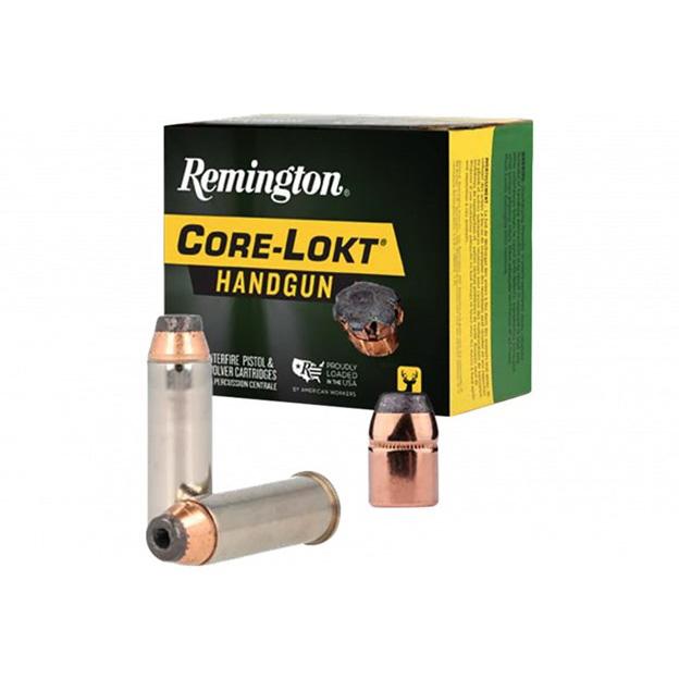 Remington Core-Lokt 10mm Auto 200-grain Jacketed Hollow Point ammunition