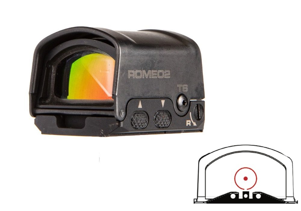 Sig Sauer Romeo2 1x30mm red dot sight circle dot dual reticle