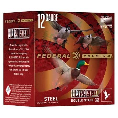 Federal Premium Ultra Steel 12 Gauge 3in 1-1/4 oz #2 & #4 steel shot ammunition
