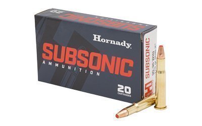 Hornady Subsonic .30-30 Winchester 175-grain Sub‑X jacketed hollow point ammunition