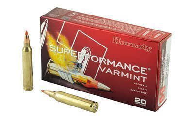 Hornady Superformance Varmint .204 Ruger 32-grain V-MAX polymer tip ammunition
