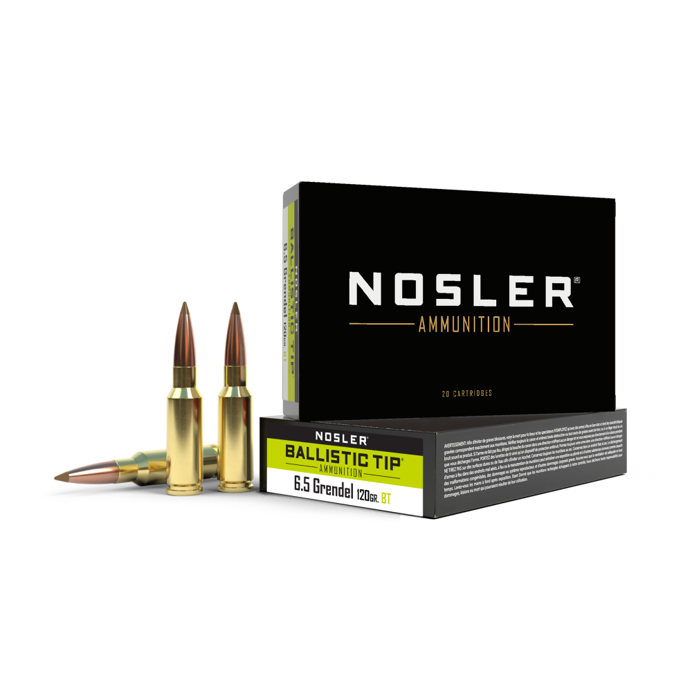 Nosler Ballistic Tip 6.5mm Grendel Ballistic Tip spitzer ammunition 20-count