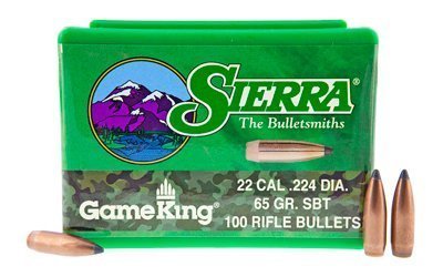 SIERRA GAMEKING .224 65GR 100CT