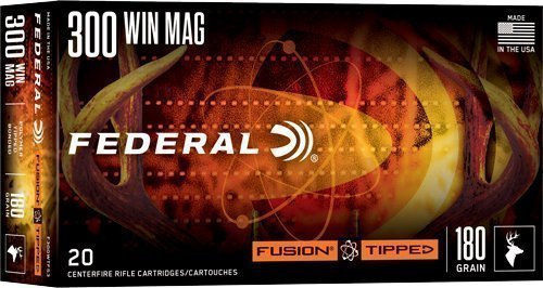 Federal Fusion Tipped 300 Win Mag 180-grain polymer-tipped ammunition