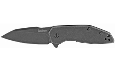 Kershaw Gravel folding knife BlackWash finish stainless steel handle