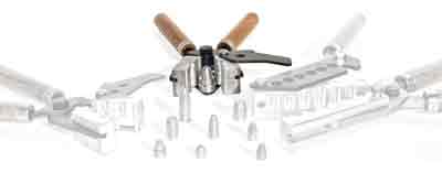 LEE SINGLE CAVITY MOLD - .285-130-R W/HANDLES