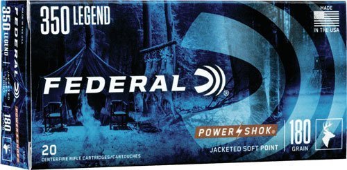 Federal Power-Shok .350 Legend 180-grain Jacketed Soft Point ammunition