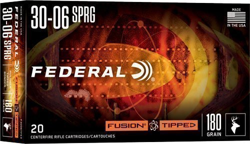 Federal Fusion 30-06 Springfield 180-grain polymer tipped ammunition