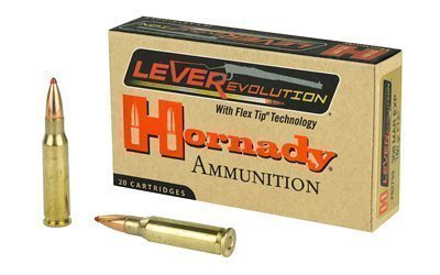Hornady LEVERevolution .308 Marlin Express 160-grain FTX polymer-tipped ammunition