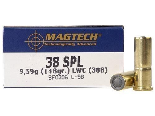 Magtech 38 Special 148-grain Lead Wadcutter ammunition 50-round box