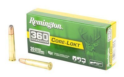 Remington Core-Lokt .360 Buckhammer 200-grain Jacketed Soft Point ammunition