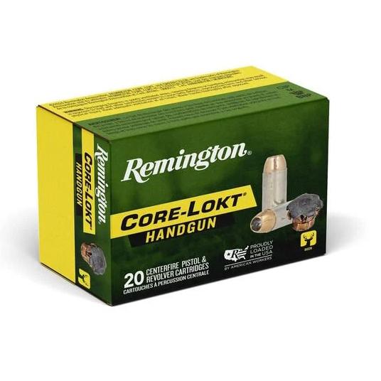 Remington Core-Lokt .44 Rem Mag 240-grain Jacketed Hollow Point ammunition