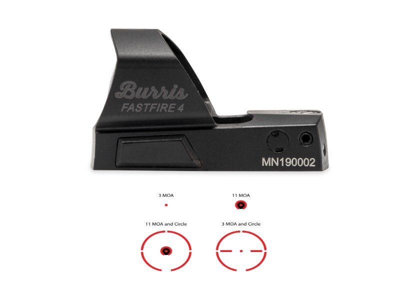 Burris FastFire IV 1x red dot sight multi-reticle