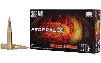 Federal Fusion Tipped 308 Win 180-grain Polymer Tip ammunition