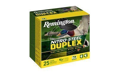 Remington Nitro-Steel Duplex 12 Gauge 3" 1-1/4 oz BB & #4 steel shot ammunition