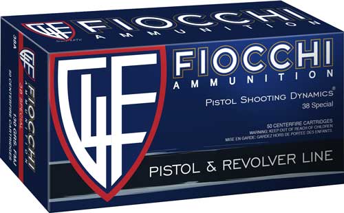 Fiocchi Defense Dynamics .38 Special 148-grain Hollow Point ammunition 50-round box