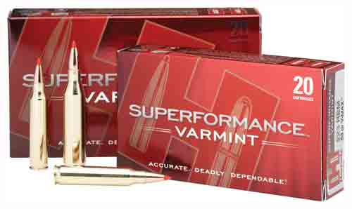 Hornady Superformance Varmint .222 Remington 50-grain V-Max ammunition