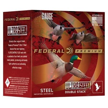 Federal Premium Ultra Steel 20 Gauge 3in 1oz #3 & #5 steel shot shotshell