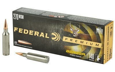 Federal Premium Berger Hybrid Hunter .270 WSM 140 gr ammunition