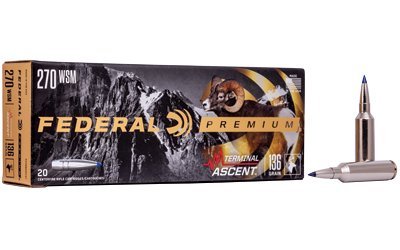 Federal Premium Terminal Ascent .270 WSM 136-grain polymer-tipped ammunition