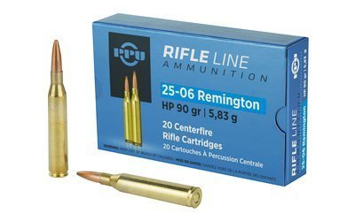 PPU PP2506H 25-06 Remington 90-grain Hollow Point ammunition