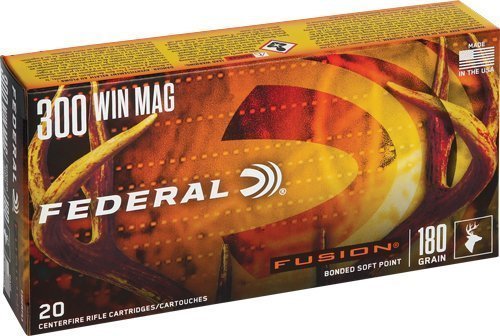 Federal Fusion 300 Win Mag 180-grain Fusion Soft Point ammunition