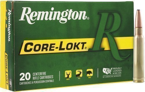 Remington Core-Lokt .338 Winchester Magnum 225-grain Pointed Soft Point ammunition