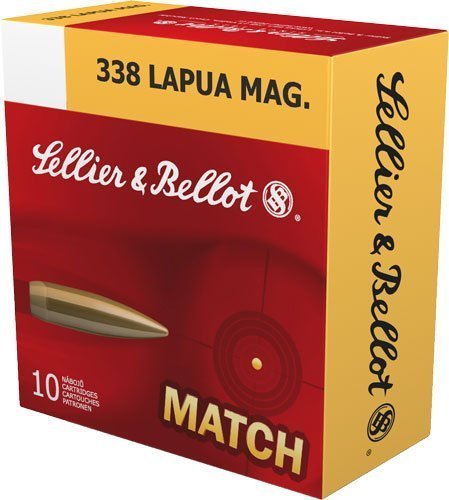 Sellier & Bellot 338 Lapua Magnum 250-grain HPBT ammunition