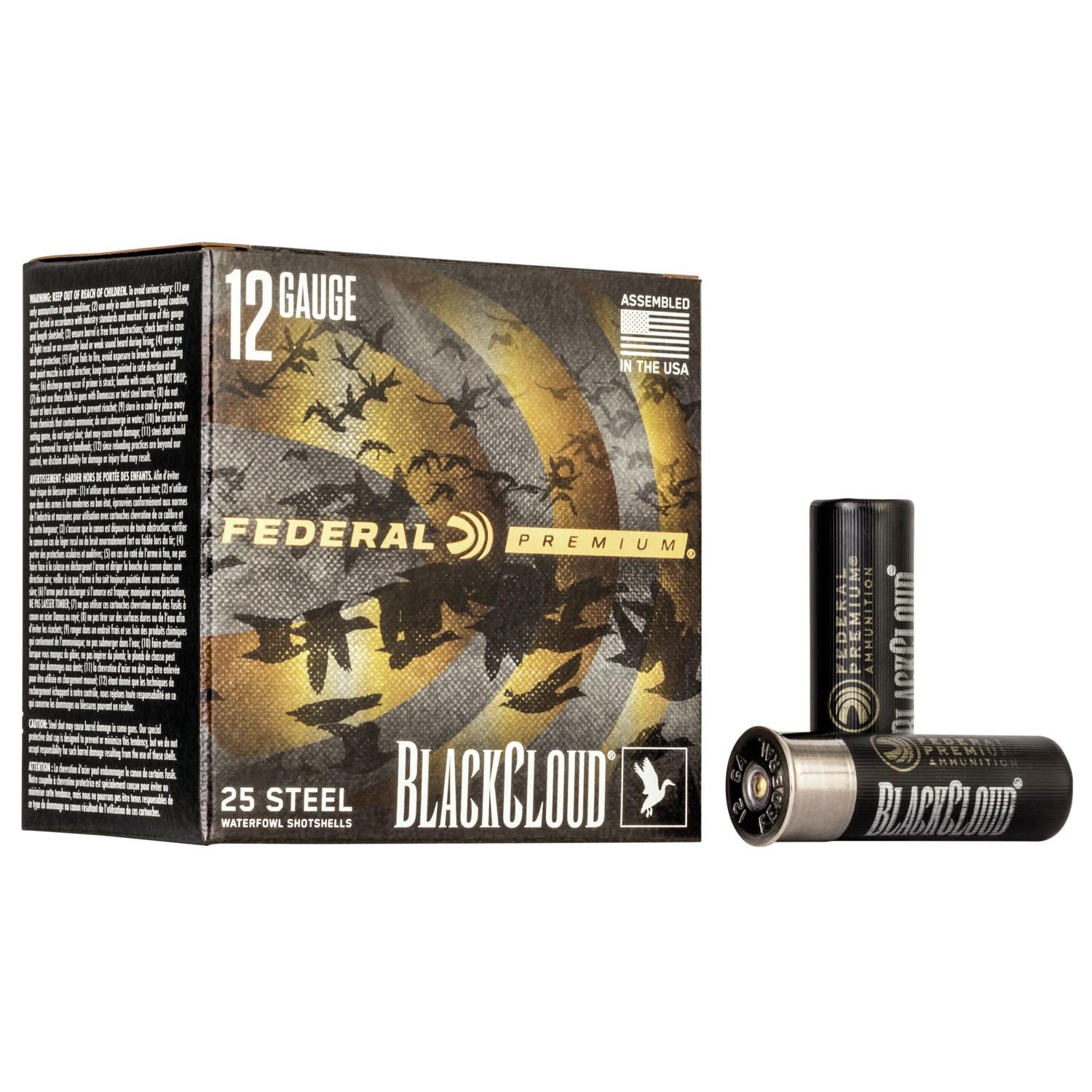 Federal Black Cloud FS 12 Gauge 3-inch 1-1/4 oz BB steel shotshells
