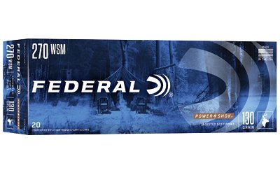 Federal Power-Shok .270 WSM 130-grain Soft Point ammunition