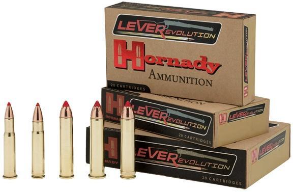 Hornady LEVERevolution .30-30 Win 160-grain FTX polymer-tipped ammunition