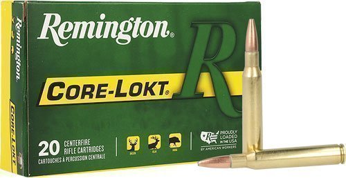 Remington Core-Lokt .280 Remington 140-grain Pointed Soft Point (PSP) ammunition