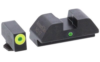 AmeriGlo GL305 i-Dot tritium night sight set for Glock 42 43 43X 48 green tritium