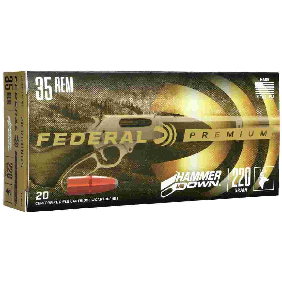 Federal HammerDown 35 Remington 220-grain Bonded Soft Point ammunition