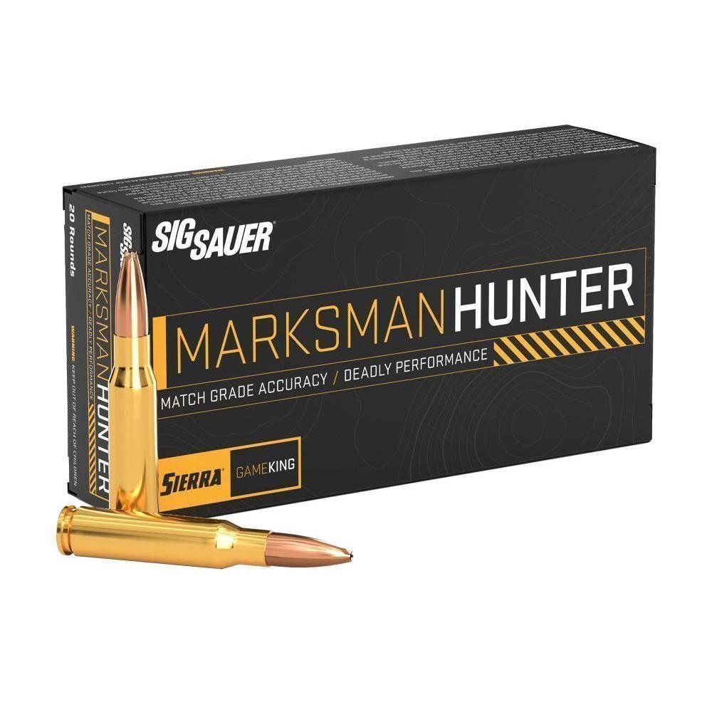 Sig Sauer Marksman Hunter 6.5 Creedmoor 130-grain GameKing boat tail hollow point ammunition