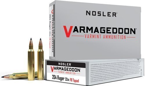 Nosler Varmageddon 204 Ruger 32-grain Polymer Tipped ammunition