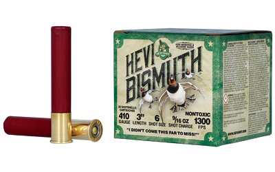 HEVI-Shot HEVI-Bismuth .410 Bore 3-inch #6 9/16 oz bismuth shot ammunition