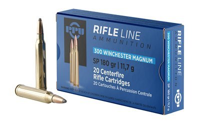 PPU Standard Rifle .300 Winchester Magnum 180-grain Soft Point ammunition