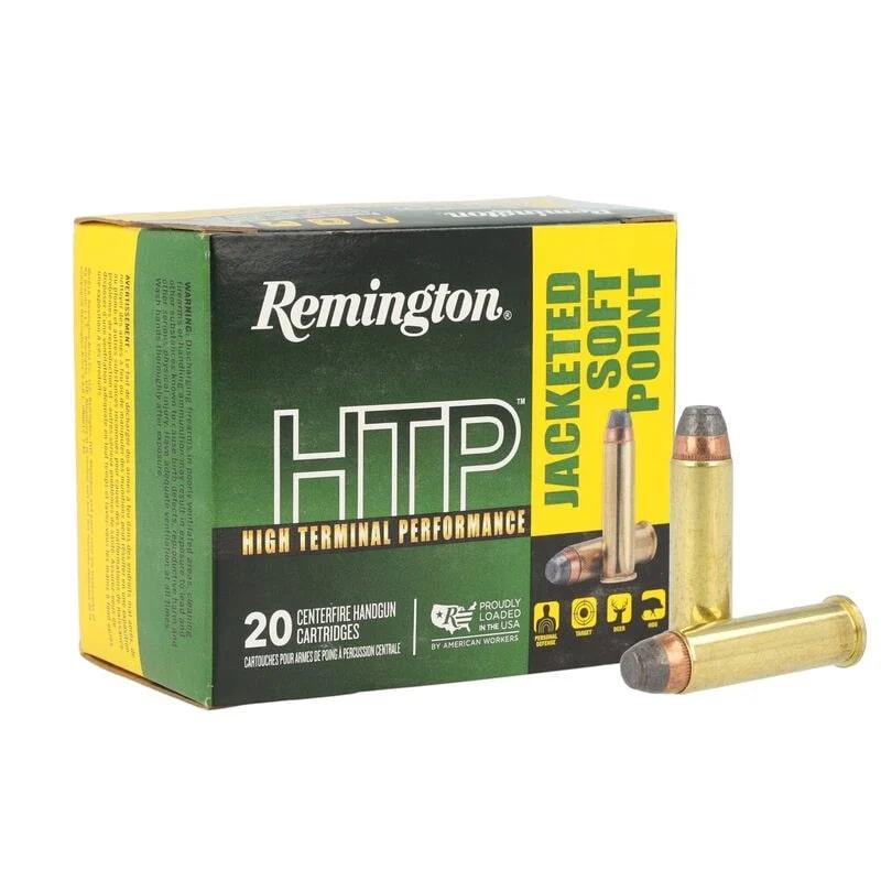 Remington HTP 357 Magnum 158-grain Jacketed Soft Point ammunition