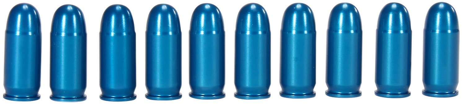 A-Zoom Snap Cap .380 ACP Blue 10-Pack aluminum snap caps