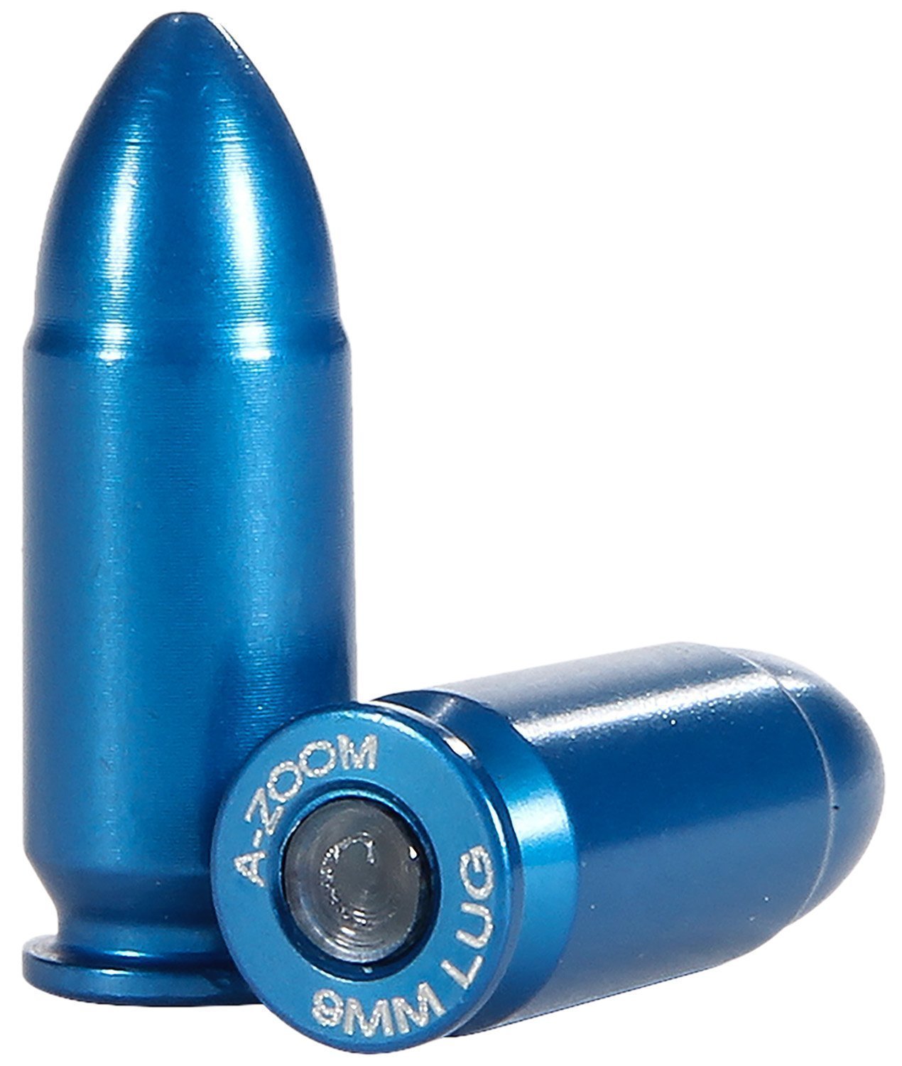 Pachmayr A-Zoom Snap Caps 9mm Luger blue aluminum 10-pack dummy rounds