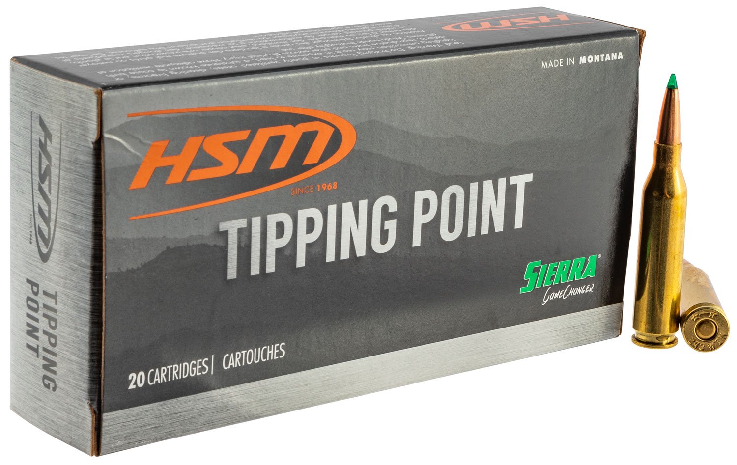 HSM Tipping Point 30-06 Springfield 165 grain Hornady SST ammunition