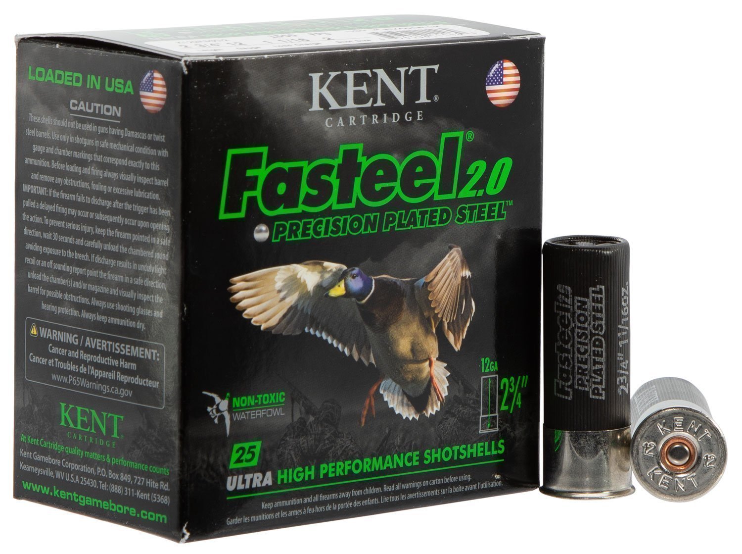 Kent Fasteel 2.0 12 Gauge 1 1/16 oz Steel Shot ammunition