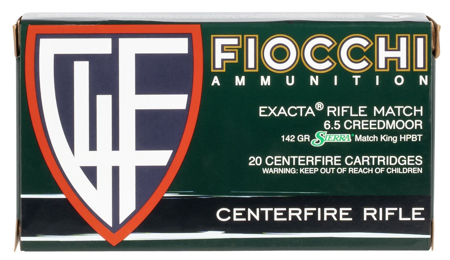 Fiocchi Hyperformance 6.5 Creedmoor Sierra MatchKing BTHP ammunition