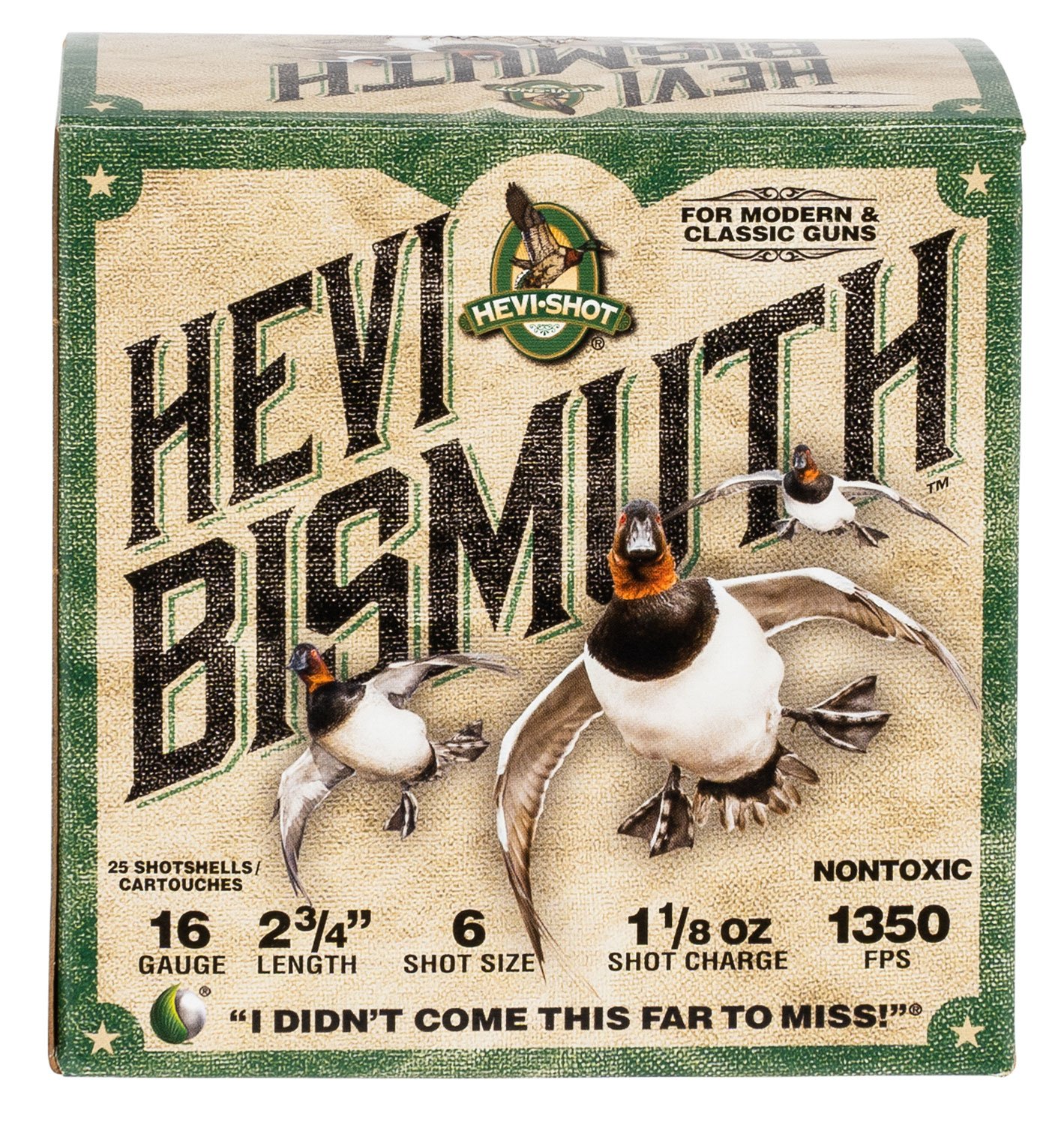 HEVI-Shot HEVI-Bismuth 16 Gauge 2.75in 1 1/8 oz #6 Bismuth shot shells