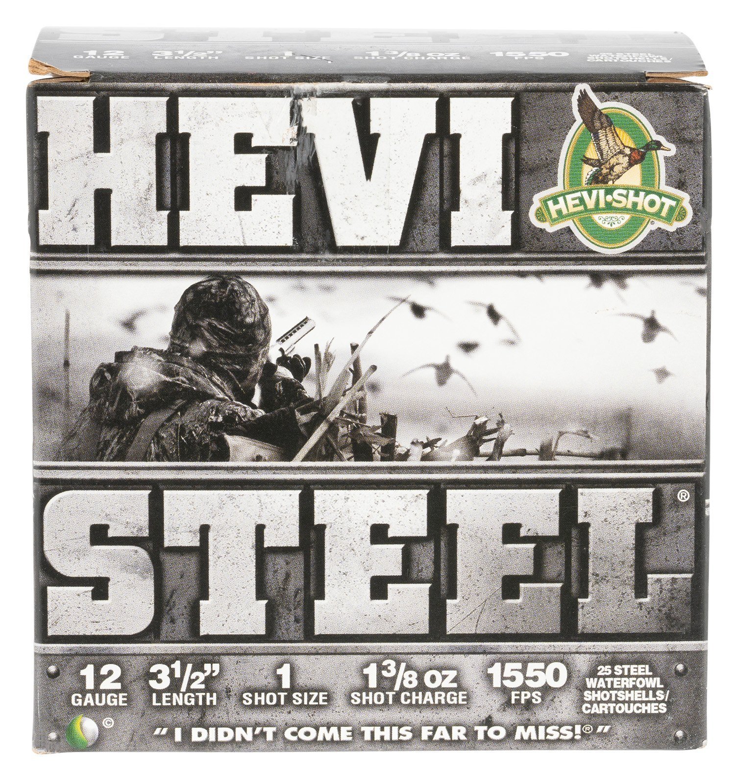 HEVI-Shot HEVI-Steel 12 Gauge 3.5in 1-3/8oz Size 1 Steel shot shells